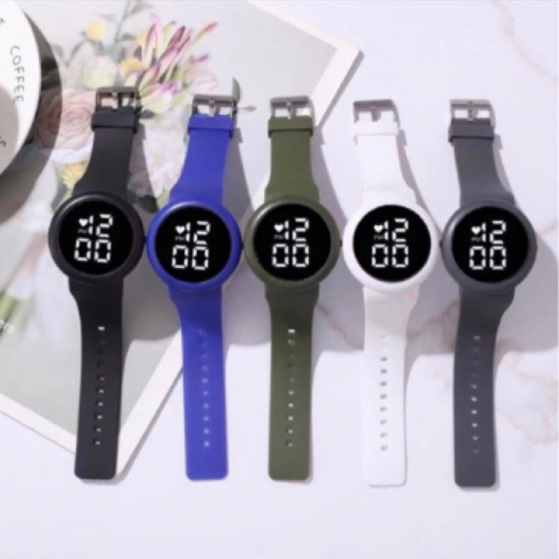 Jam Tangan LED Digital Pria/Wanita LDM-12 Jumbo Ground