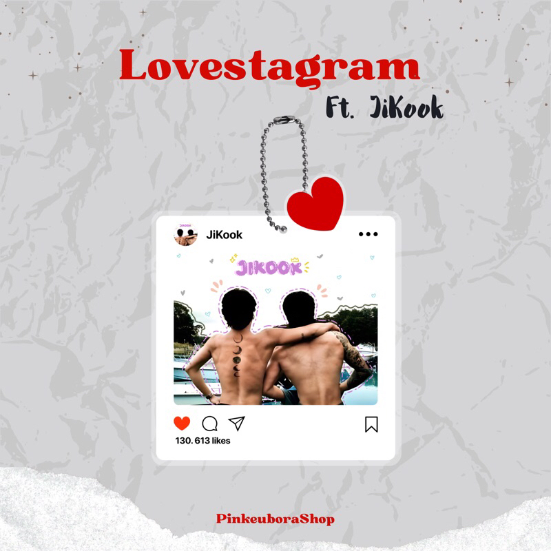 Keychain BTS Lovestagram Jikook Version