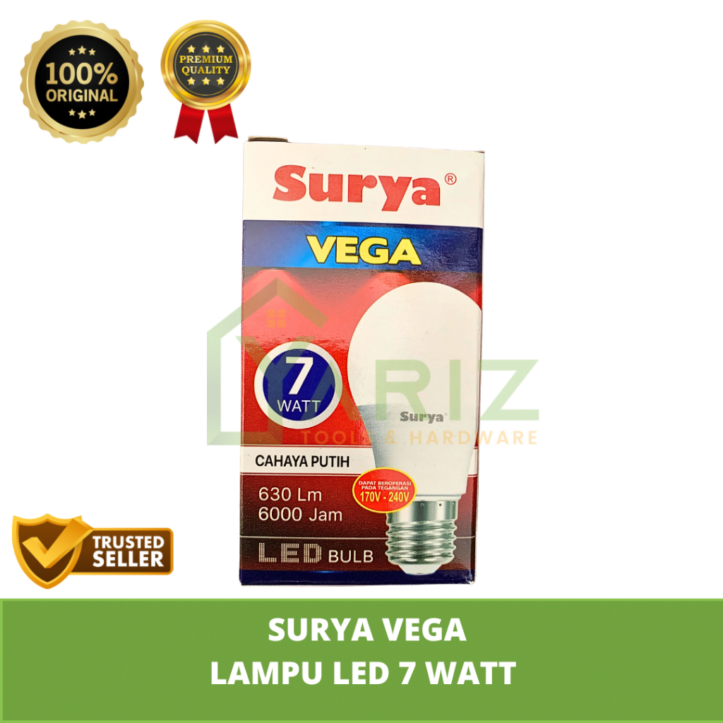 LAMPU LED 7 WATT SURYA VEGA