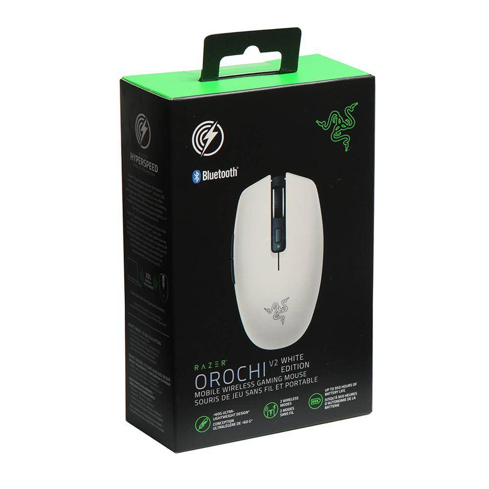 Mouse Gaming Razer Orochi V2 White Wireless & Bluetooth