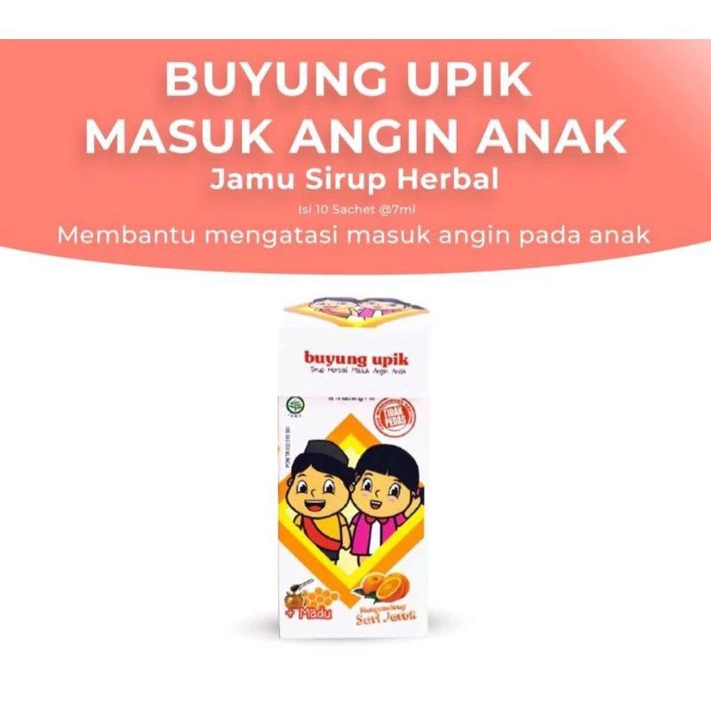 buyung upik sirup masuk angin 10 shaset