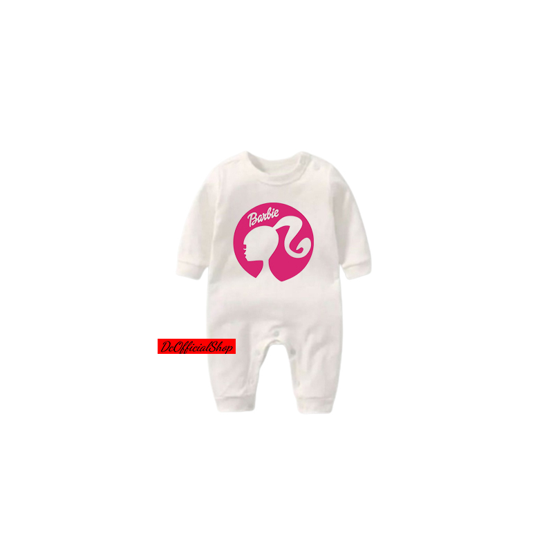DC ROMPER BAYI MOTIF BARBIE GLOW / JUMPER BARBIE FASHION BAYI PEREMPUAN / SLEEPSUIT BAYI
