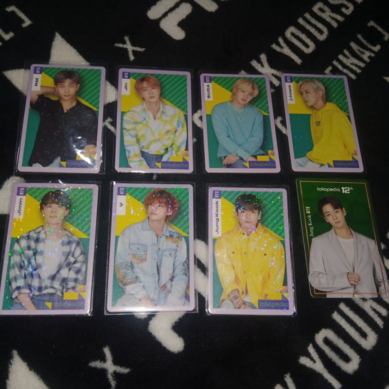 (Mohon Baca Deskripsi) Free Claim PC Toped Photocard Hologram BTS RM Jin Suga Jhope Jimin V Namjoon 