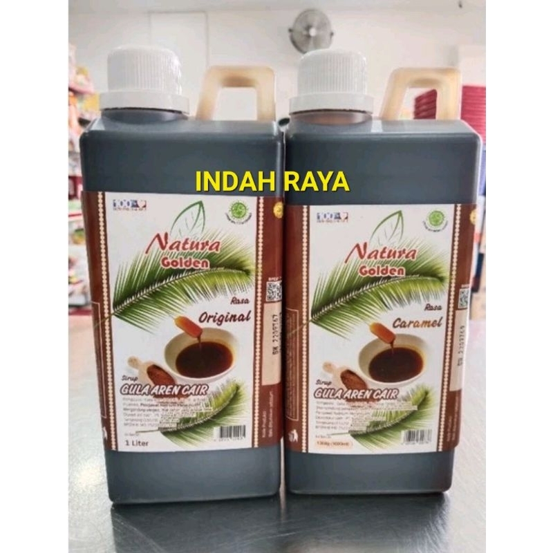 

GULA AREN CAIR merk NATURA GOLDEN 1ltr