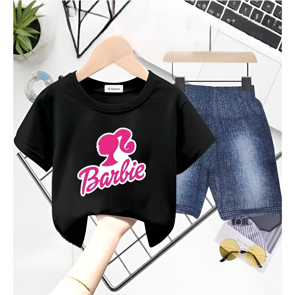 SETELAN BAJU ANAK BARBIE PEREMPUAN TERBARU 1-5 TAHUN SETELAN ANAK BARBIE