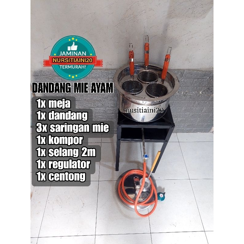 Dandang Mie Ayam / Panci Mie Ayam/ Tong Mie Ayam Lengkap