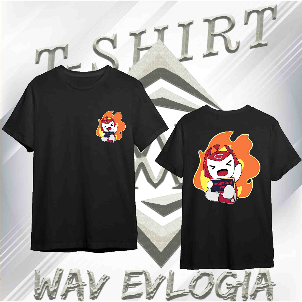 (079) KAOS DISTRO FASHION WAV EVLOGIA MOTIF EMOTE BIGETRON ALPHA TIM MPL ID BIGETRON WIN MLBB  FREE 