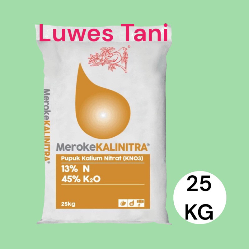 (karung 25 kg) Pupuk Meroke Kalinitra 25 kg kemasan pabrik