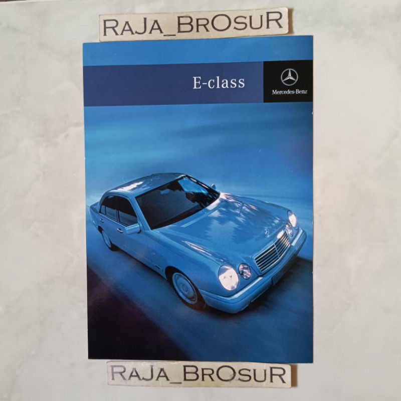 Poster brosur katalog flyer jadul lawas Mercedes Benz E Class Mercy New Eyes E230 E 230/E320 E 320 1