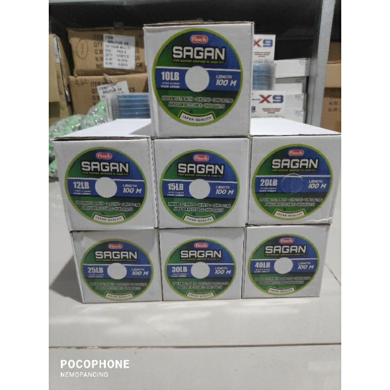 Senar Sagan Nilon Monofilament Fishing Line (100 M)