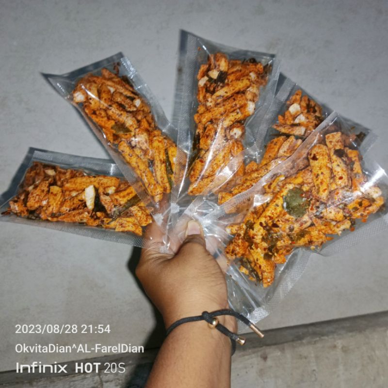 BASRENG daun jeruk kemasan pouch 65GR 1pck isi 5pcs saat live 10rb