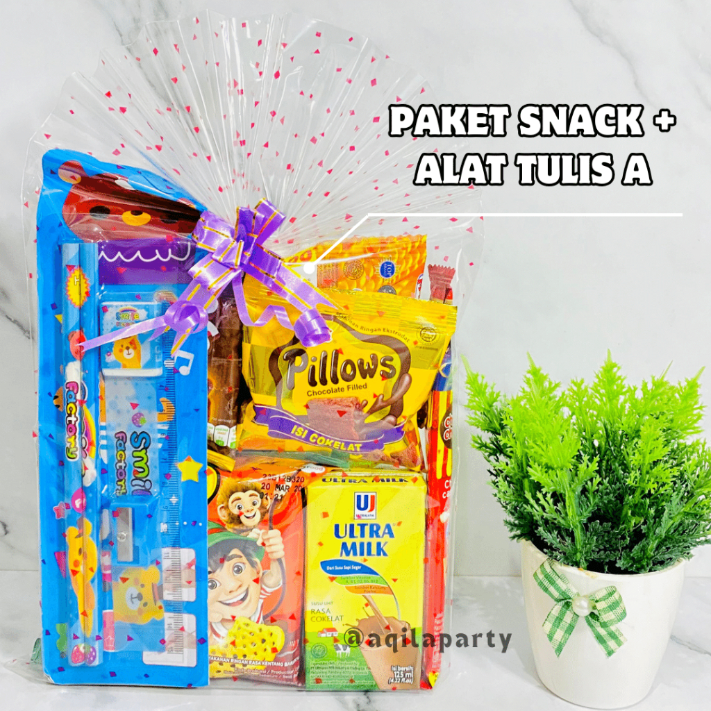 

PAKET SNACK ULANG TAHUN TERMURAH + SET ALAT TULIS