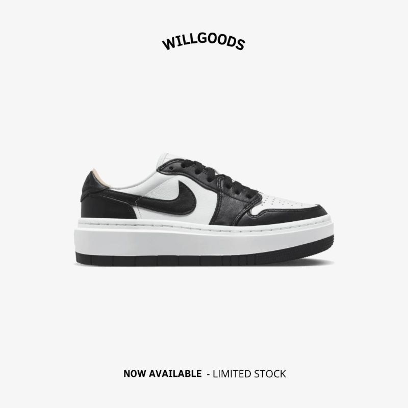 Nike Air Jordan 1 Elevate Black White Women Original Resmi BNIB