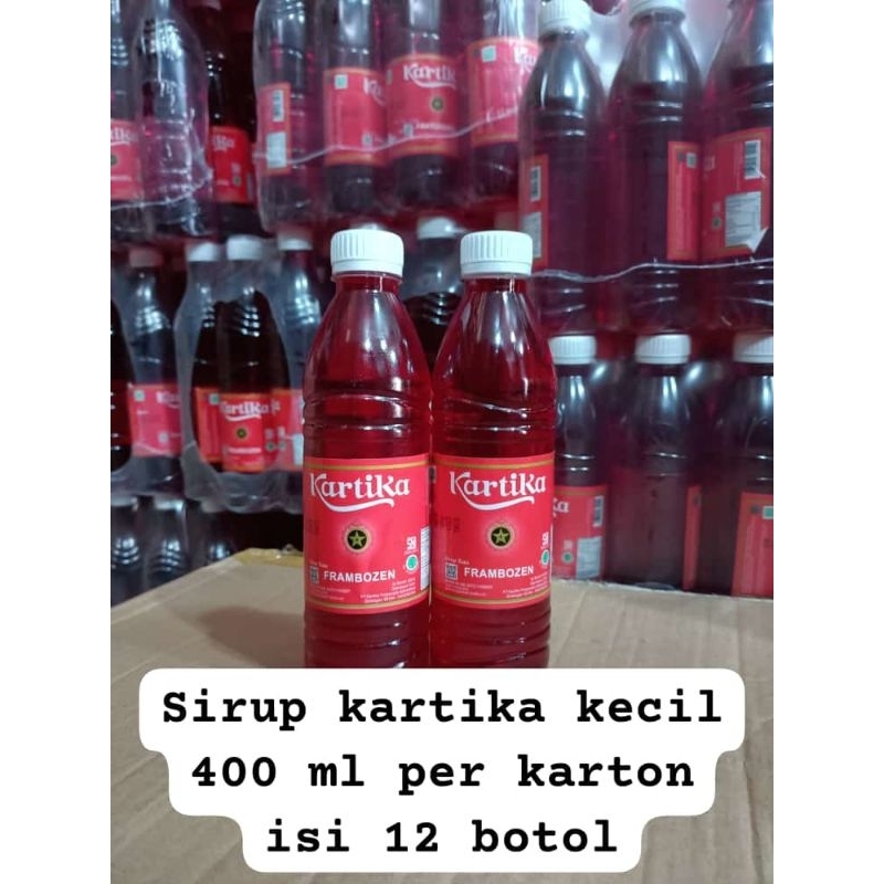 

2 botol syrup KECIL kartika 400 ml termurah