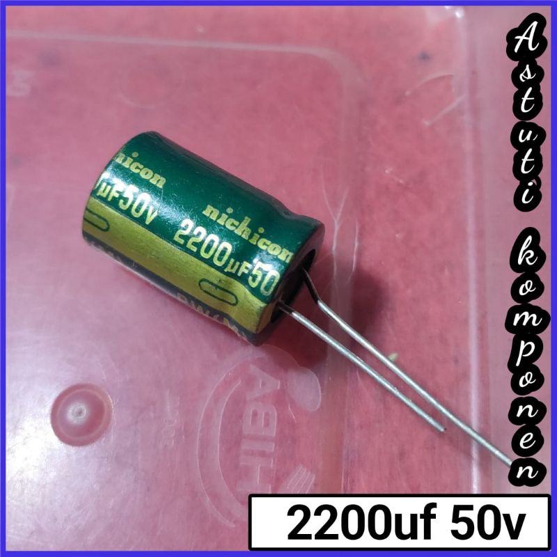 2200uf 50V Elco Baru Original Asli