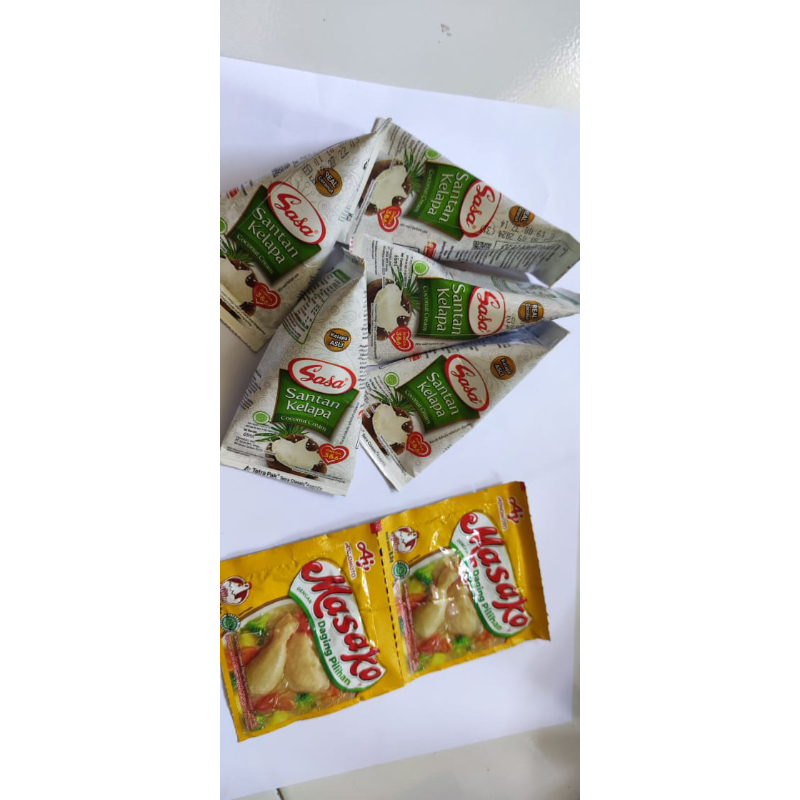 

Sasa santan 5pcs + Masako 2