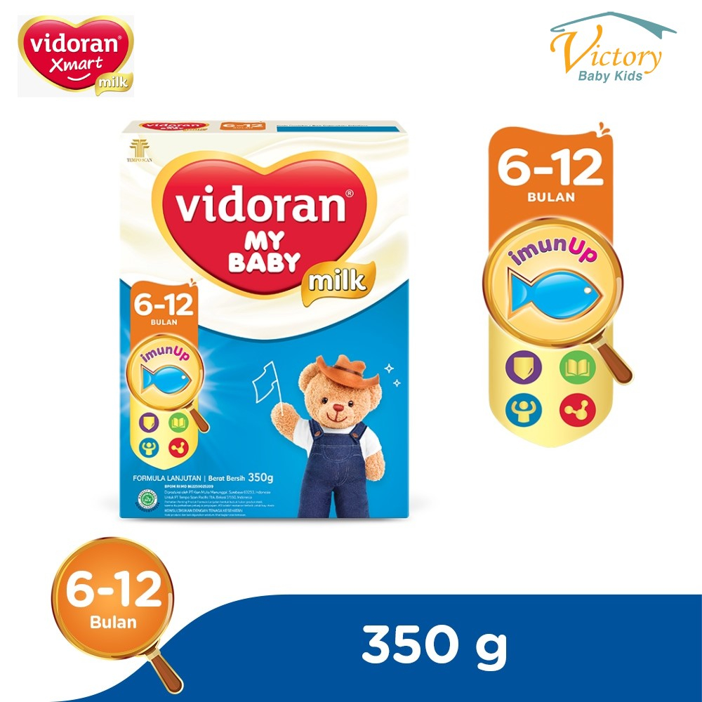 Vidoran My Baby Nutriplex Susu Formula 6 - 12 bulan [350 g]