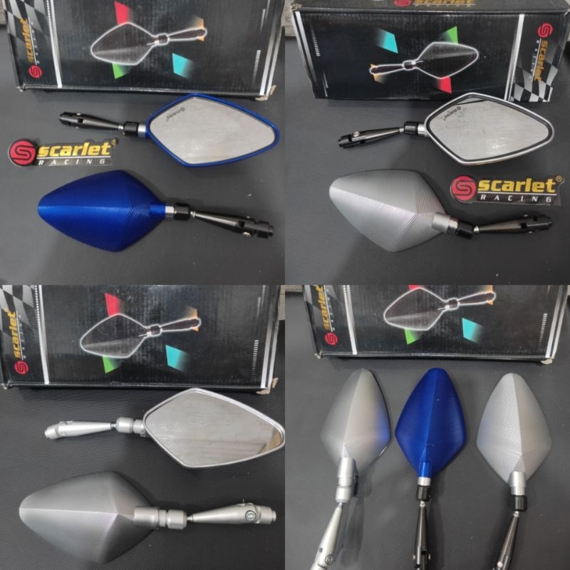 Spion Tomok Scarlet Racing Spion Tomok Asman Satu Set Kanan Kiri PNP Nmax PCX XMAX Vixion Ninja KLX 