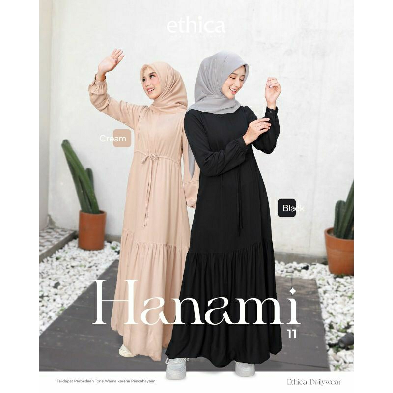 Ethica Hanami 11 Black Gamis