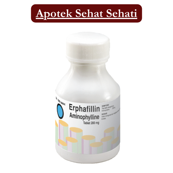Eerphafilin / Erphafillin 200 mg Tablet Obat Asma