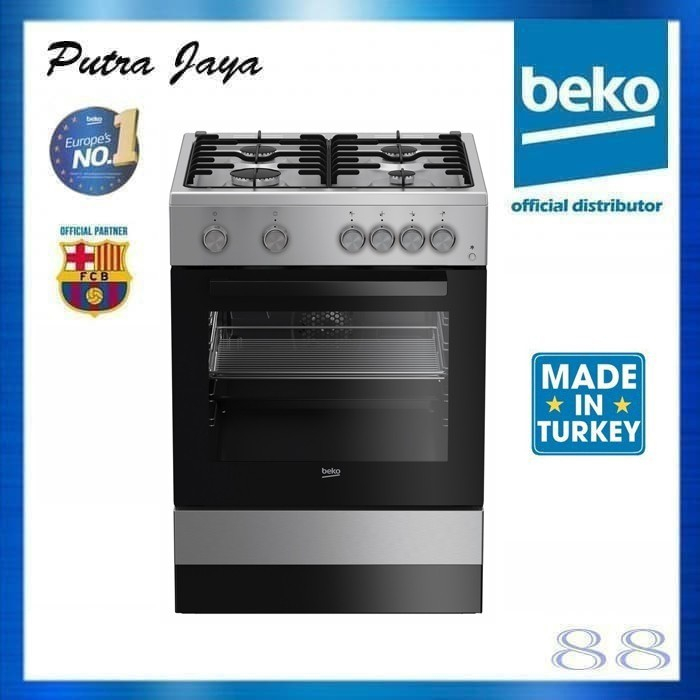 Beko Freestanding Cooker FSGT61121DXMCS 75Cm - Beko FSGT 61121 DXMCS