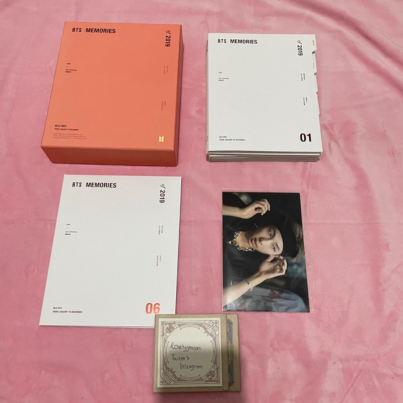 [Ready] Memories Memo Bluray 2019 BTS RM Jin Suga Jhope Jimin Taehyung Jungkook Photocard Poca PC