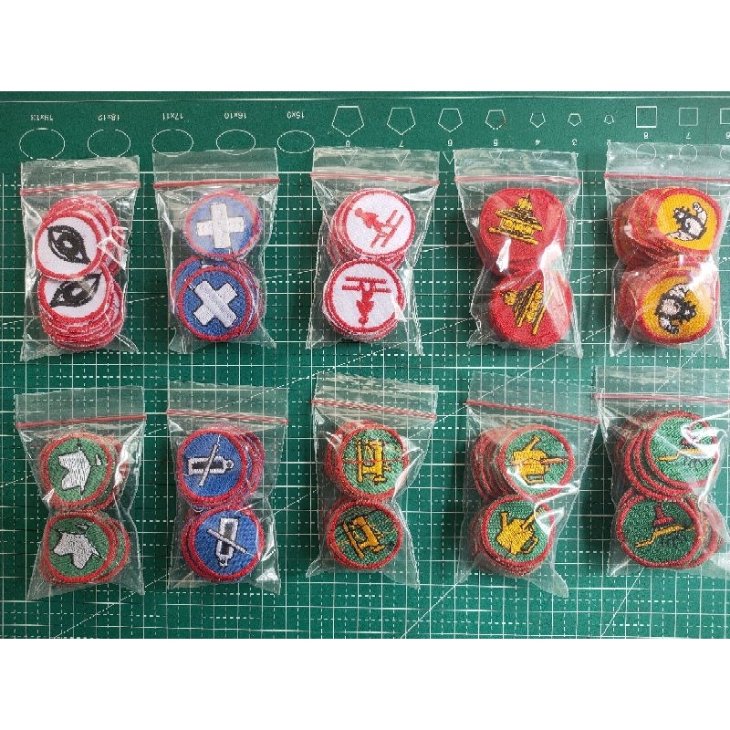 

Badge / Bet / Atribut TKK Wajib & Non Wajib Pramuka Penggalang Purwa Madya Utama