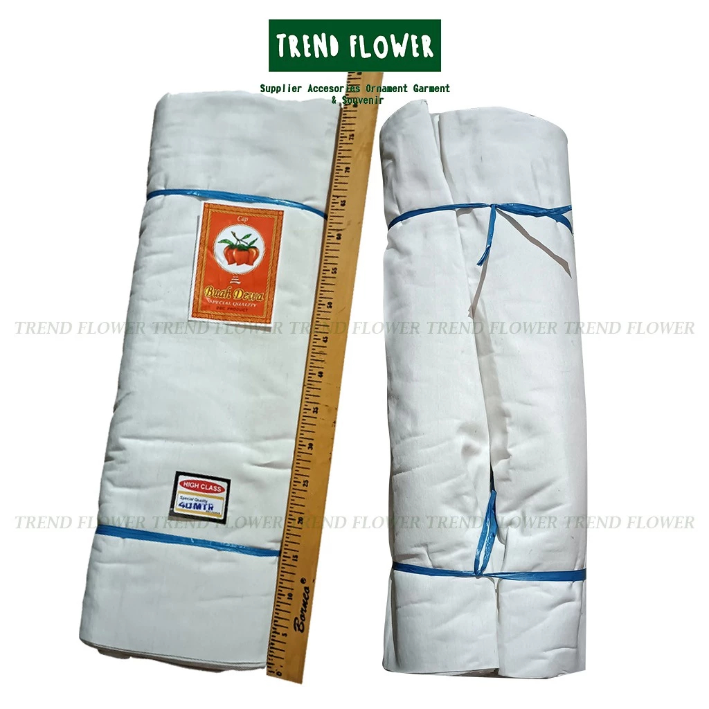 [PER ROLL] KAIN BELACU PUTIH BELACO BLACU BLACO putih merah lebar 160 cm