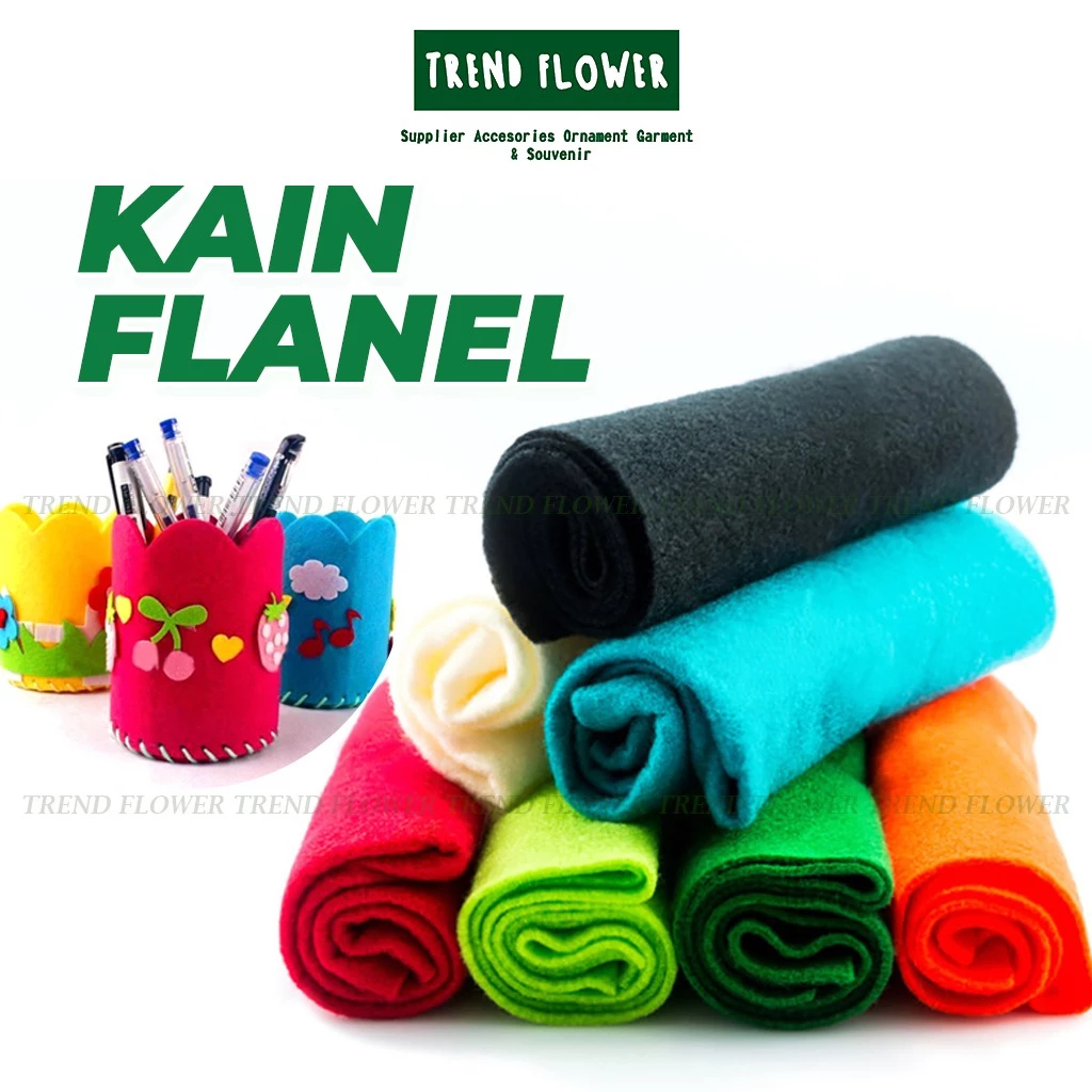 [GROSIR] KAIN FLANEL Hiasan Backdrop Aksesoris Prakarya Seni