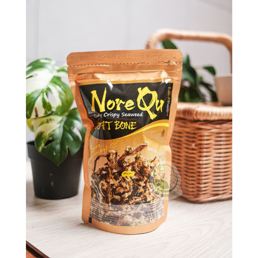 

NOREQU CURLY CRISPY SEAWEED - SOFT BONE 40GR
