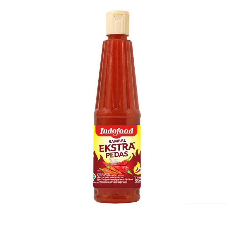 

INDOFOOD SAMBAL EKSTRA PEDAS SAMBAL EXTRA PEDAS BOTOL 275ML