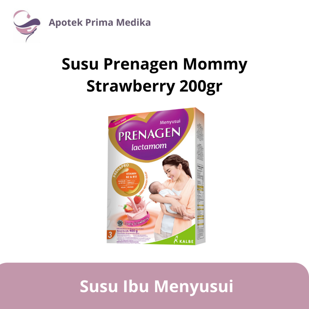 

Susu Prenagen Lactamom Rasa Strawberry 200gr