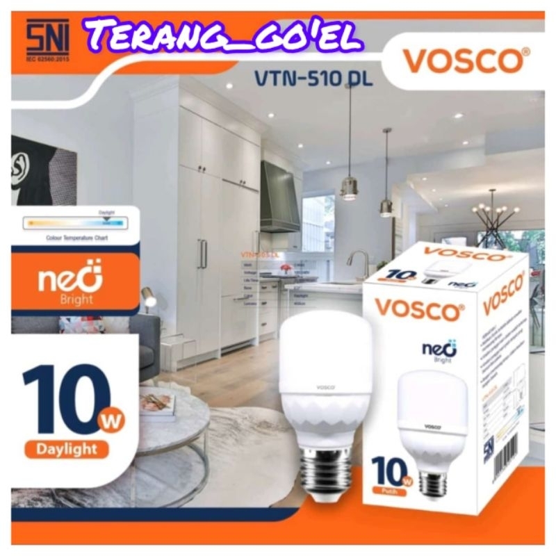 Lampu Led 10 Watt Kapsul Vosco Neo  / Vosco Neo Lampu Led Kapsul 10 Watt
