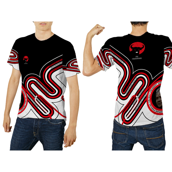 kaos baju jersey PDIP art 9 Fullprint 3D terbaru 2024