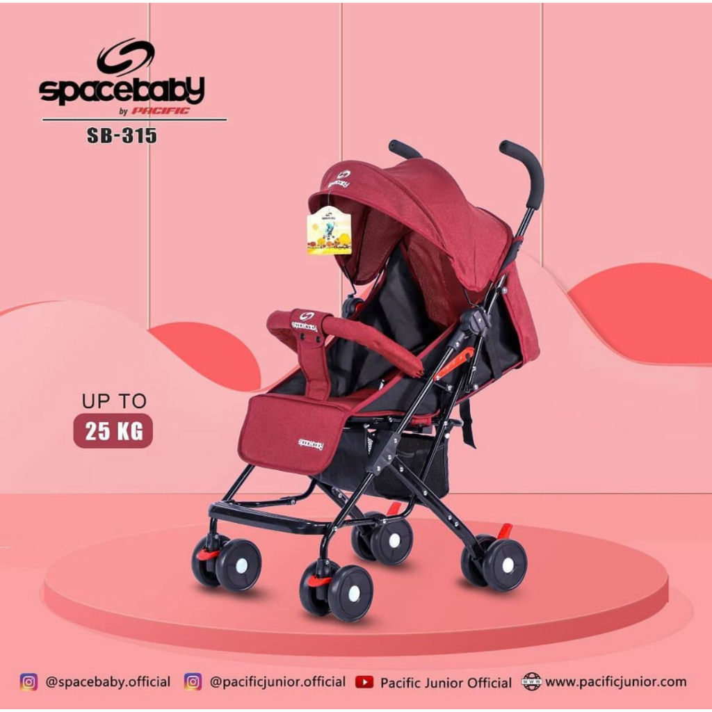 Stroller Bayi Cabin Size Space Baby SB-315
