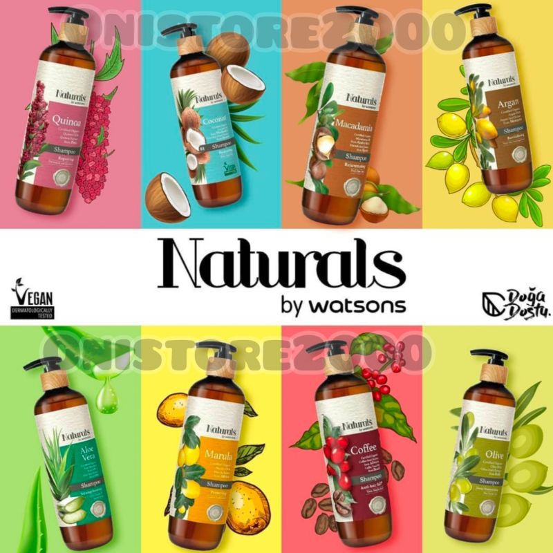 Naturals by Watsons Shampoo dan Conditioner 490ml