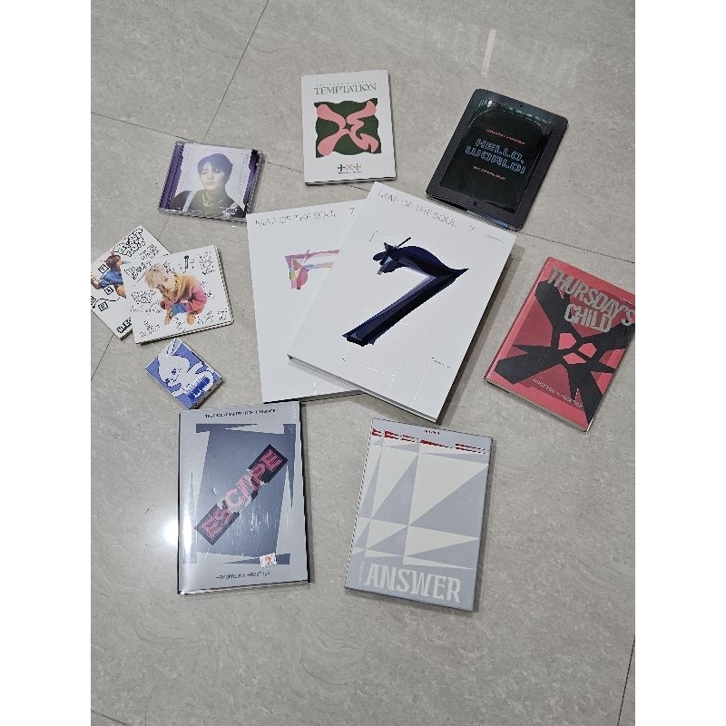 Kpop Album Only TXT ENHYPEN XDINARY HEROES BTS STRAY KIDS NCT NEW JEANS