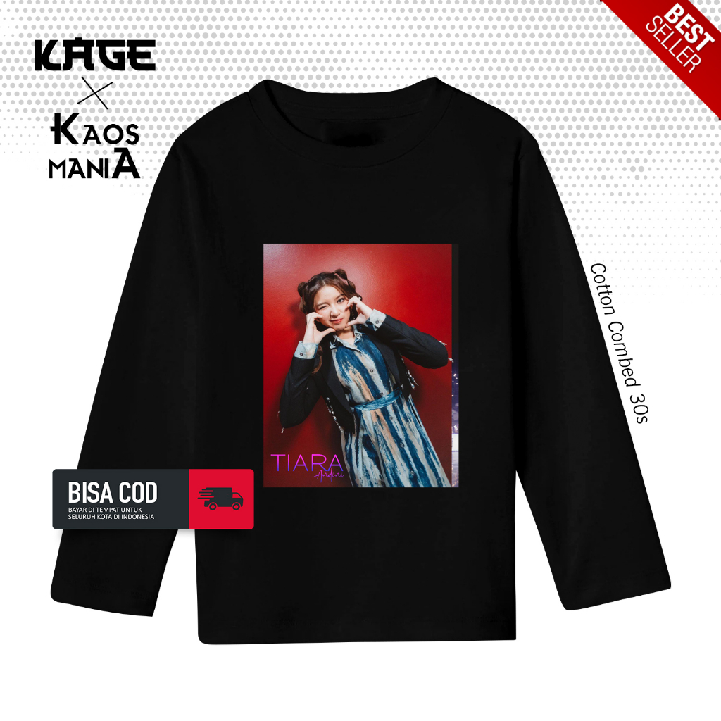 Kaos Atasan TIARA ANDINI TERBARU Tangan Panjang - Kaos Konser Musik BERGAYA STORE