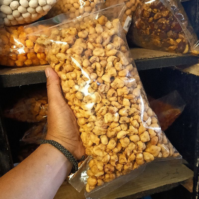 

cemilan enak kacang bandung asin gurih 1kg