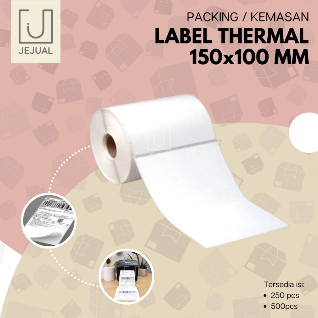 

STICKER RESI A6 150x100 mm Label Thermal Kertas Stiker Barcode Online Shop