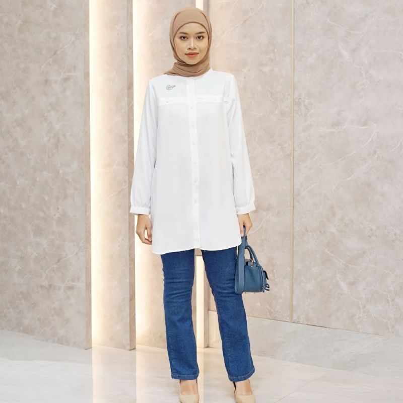 alysa tunic dan tissa blouse by ederra