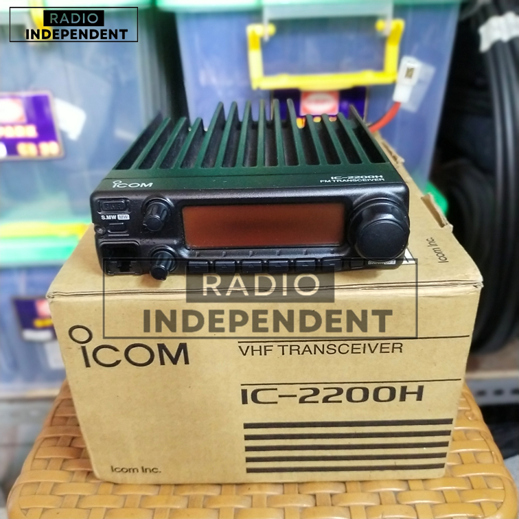 RIG ICOM IC 2200H BLACK LIKE NEW ISTIMEWA Freq118-174mhz Original