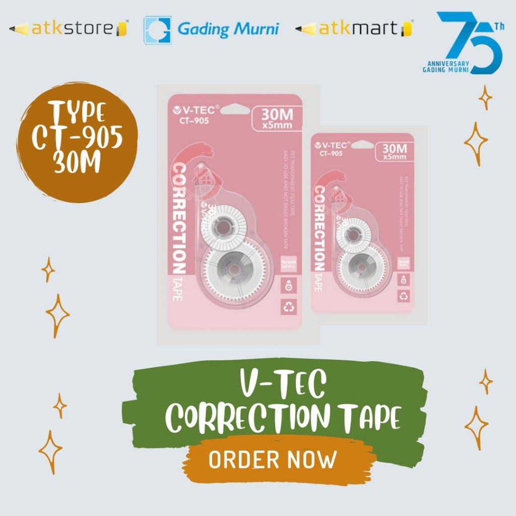 

V Tec Correction Tape Type CT-905