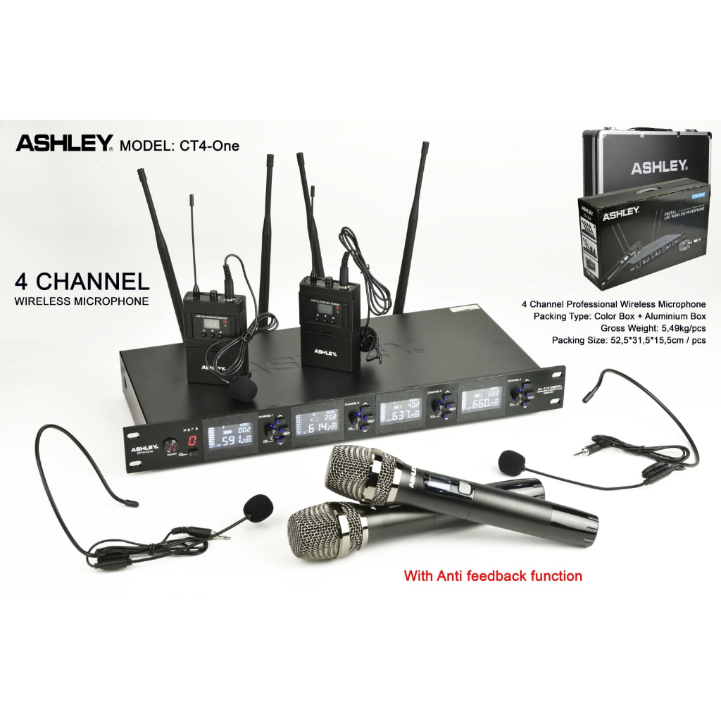 Mic Wireless "ASHLEY" CT ONE Four HH-LL