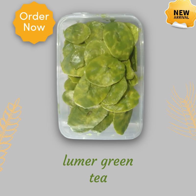 

Keripik pisang coklat lumer Green tea