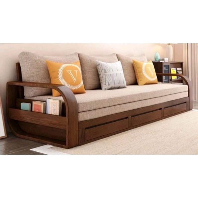 Bangku tamu set ruang tamu furniture kayu jati