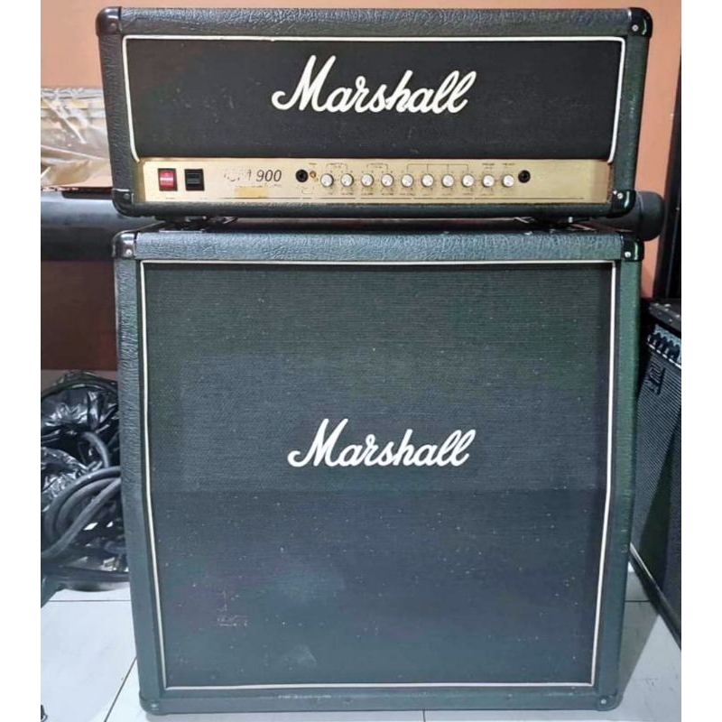 MARSHALL JCM900 HI GAIN DUAL REVERB HEAD CABINET 1960A SECOND ORIGINAL