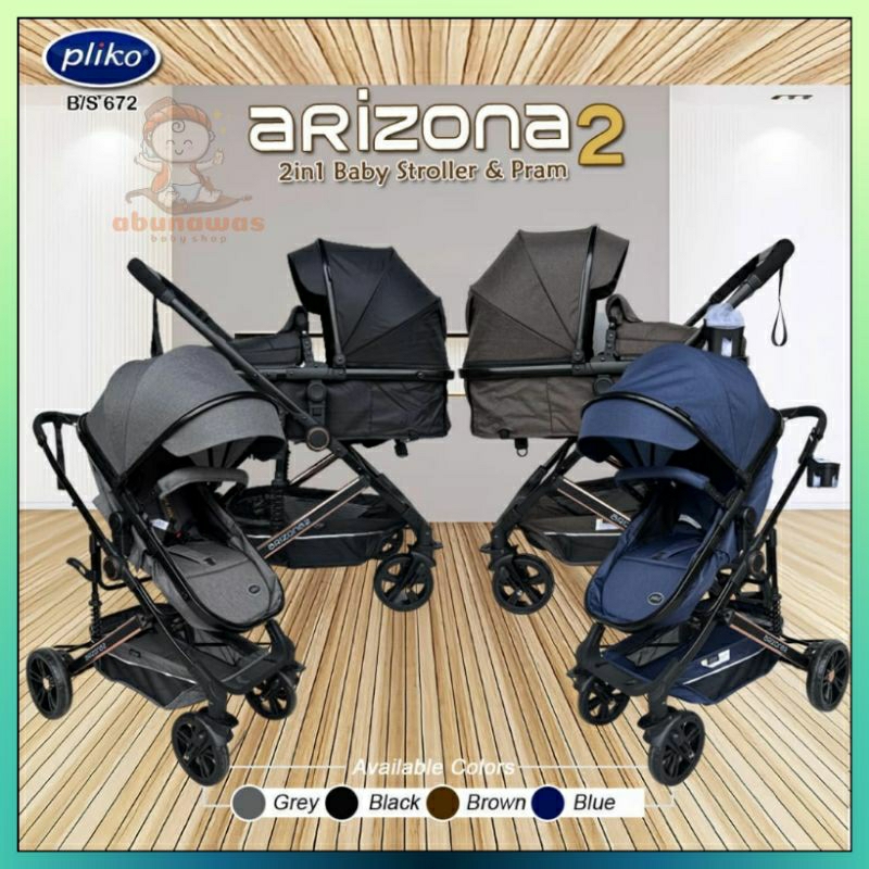 Stroller Pliko Arizona 670 Arizona 2 672 / Stroller Bayi Pliko Arizona