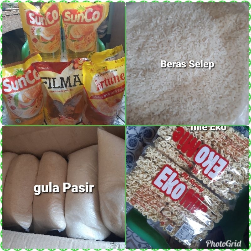 

Sembako Minyak,gula,susu