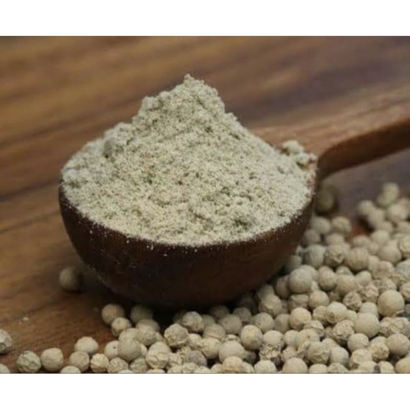 

Lada Putih Bubuk Bangka 1 kg Premium / White Pepper Powder 1000 gram / Merica Bubuk Bangka Murni